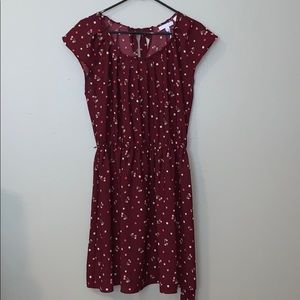 Lauren Conrad pleat neck dress